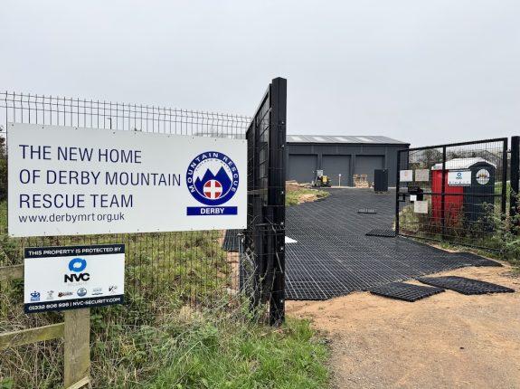 Derby Mountain Rescue Team sign